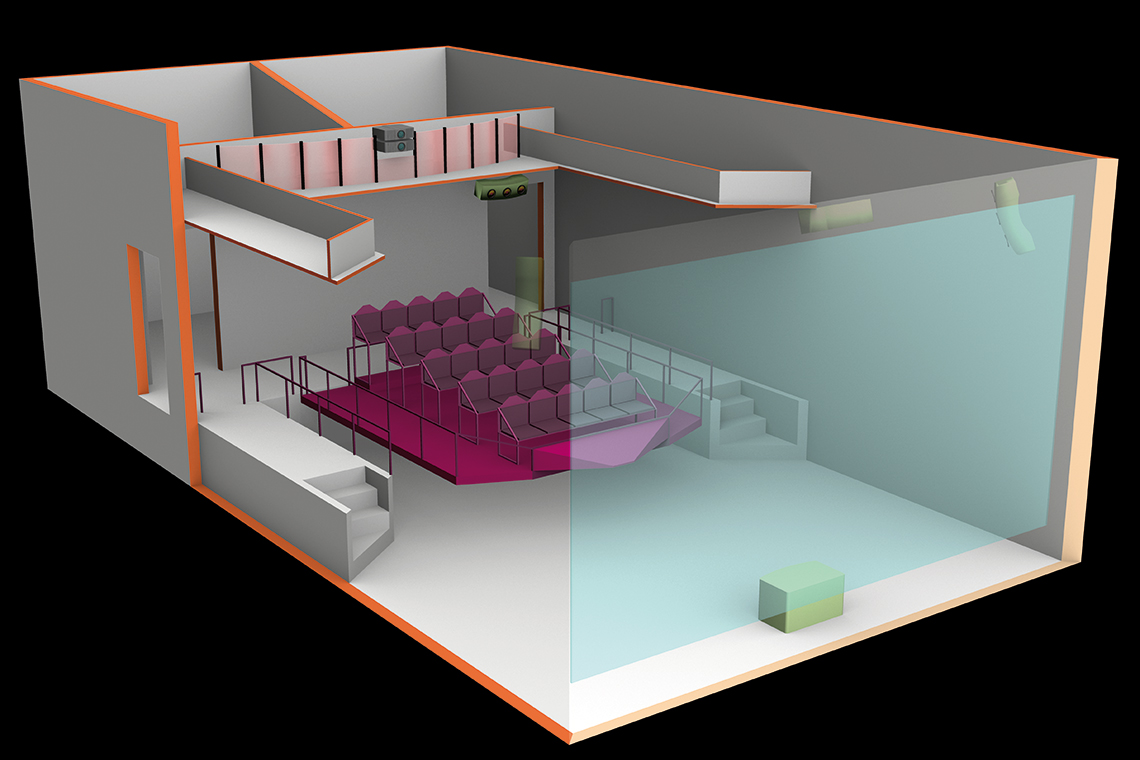 Salle 5D Dark-Ride amenagement